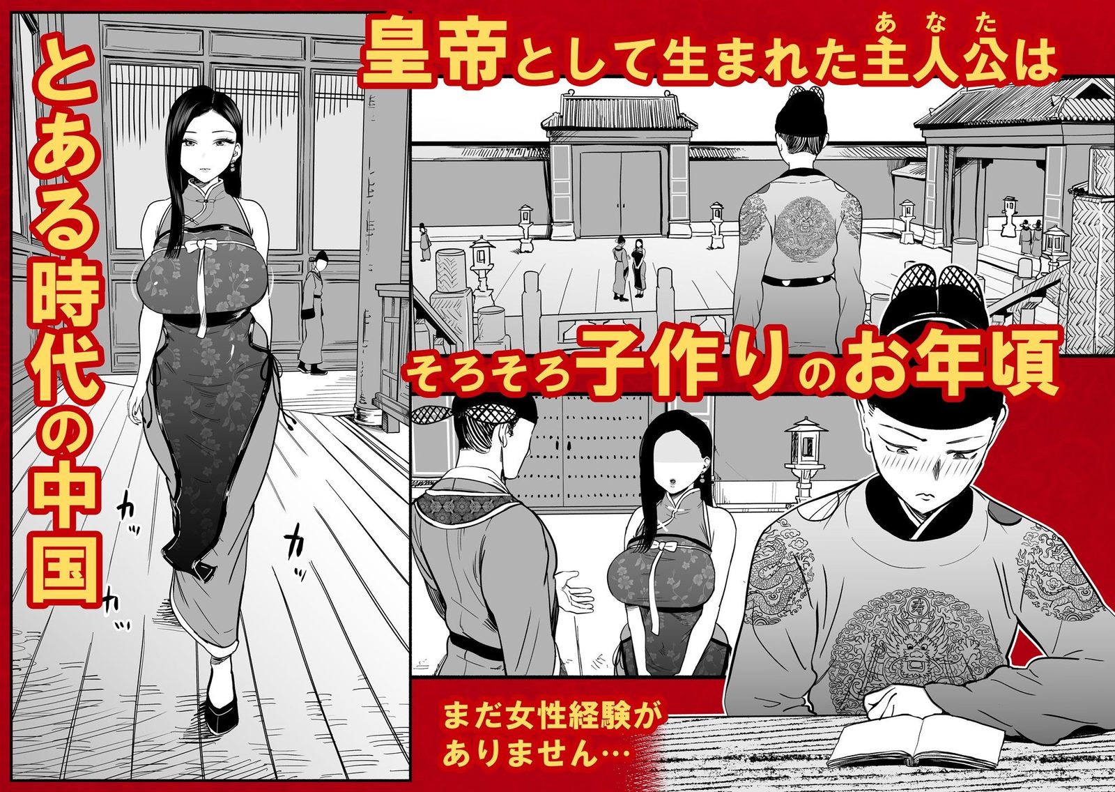 皇帝の指南役 -クールな宮女の筆おろし子作り指導-(童夢(さくらんぼ農園))エロ同人1