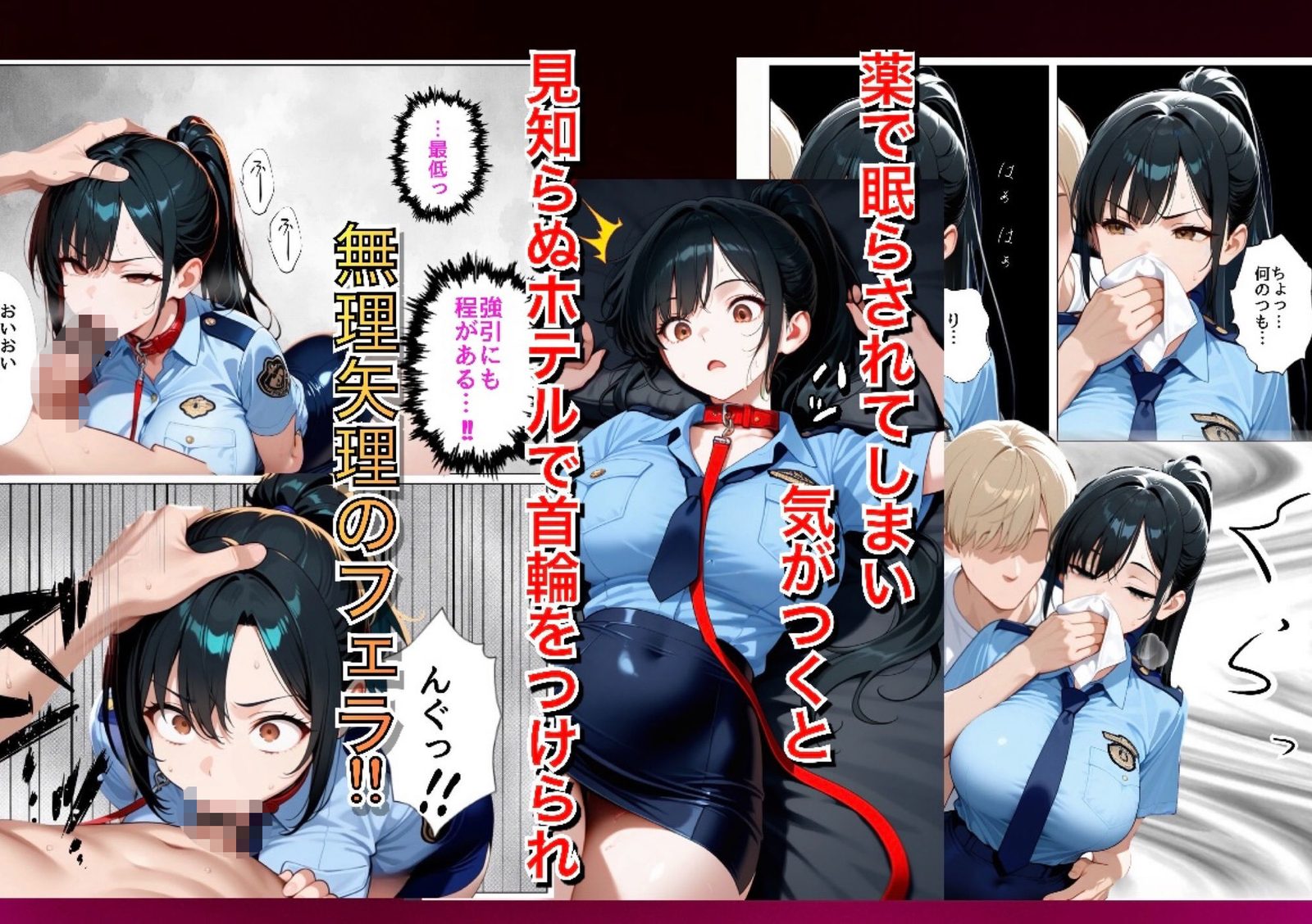 男嫌いな新卒警官を監×してマゾメス化させた結果（ぐれーぞーん）エロ同人4