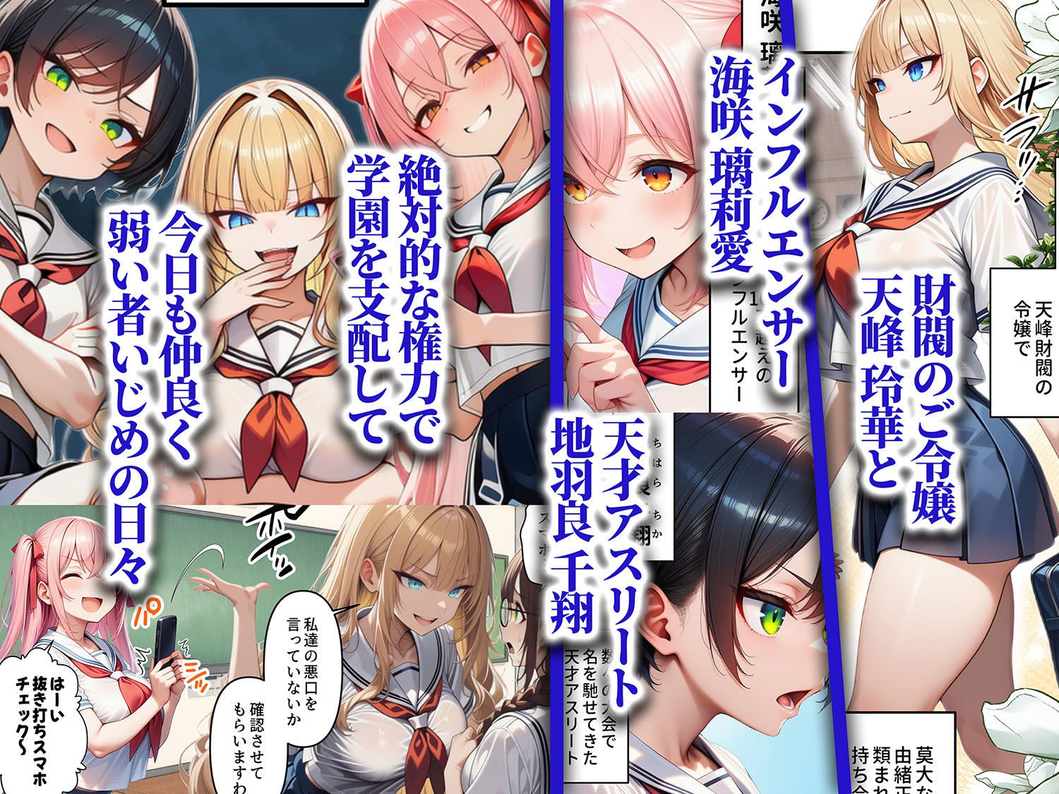 人質ライブ配信2 学園投票編 一軍女子がクラスのおもちゃ（ももまろ）エロ同人1